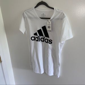 NWT White Adidas Tee